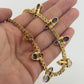 Custom Michael Sherman 18K Gold Natural Tanzanite and Diamond Necklace