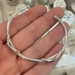 Tiffany & Co. Sterling Silver Double Hitch Knot Cuff Bracelet