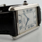 Cartier Must Tank Vermeil Quartz Watch Sterling Silver Large Model Vintage 1990s, dial detail