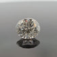 GIA 1.62 Carat Loose Round Brilliant Cut Natural Diamond I Color VS2 Clarity, detail view