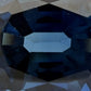 Natural Heated Thailand Loose Blue Sapphire GIA 6.37ct Oval Faceted, gemstone detail