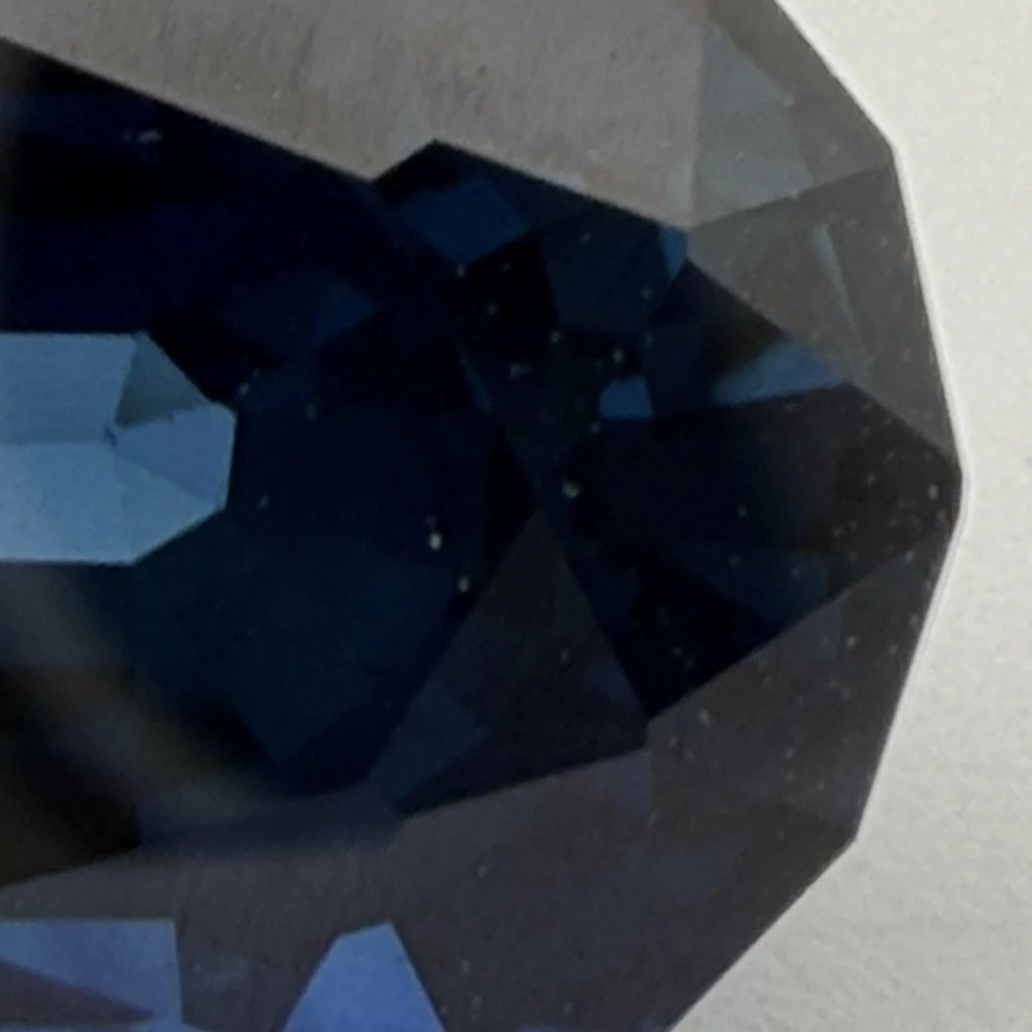 Natural Heated Thailand Loose Blue Sapphire GIA 6.37ct Oval Faceted, full view