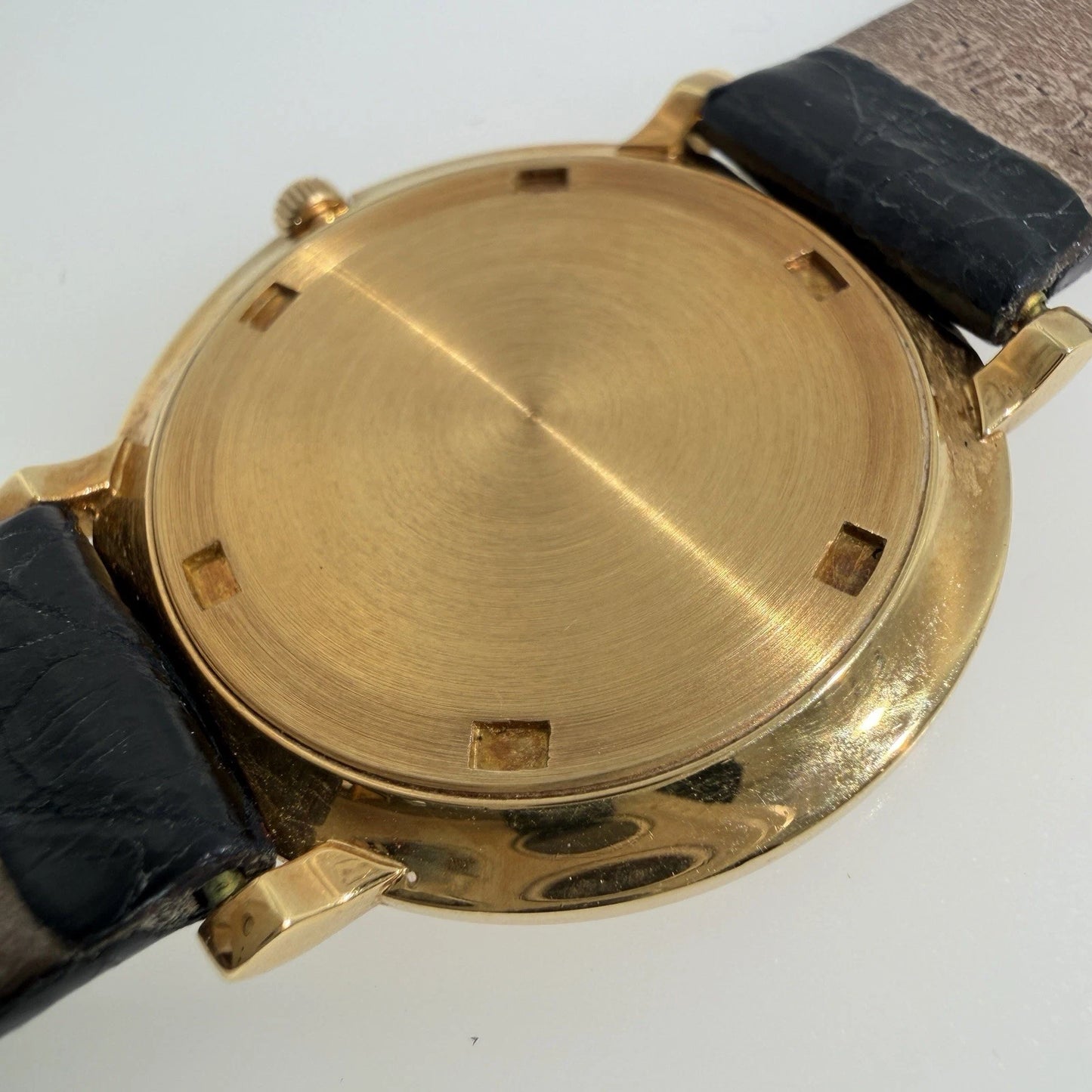 Vacheron Constantin "Disco Volante" Ref. 6395 18K Gold Hobnail Watch 30mm 1962