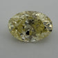 Natural Fancy Yellow Diamond GIA 2.12ct Oval Brilliant I2 Loose Diamond, facet detail
