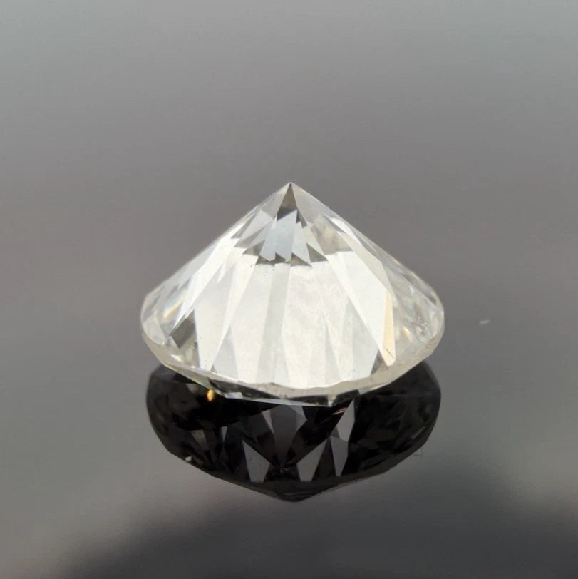 GIA 1.62 Carat Loose Round Brilliant Cut Natural Diamond I Color VS2 Clarity, angled view