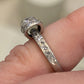 Authentic Tiffany & Co. Platinum Diamond Ribbon Ring 0.41ct F VS1 Size 3.5