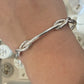 Tiffany & Co. Sterling Silver Double Hitch Knot Cuff Bracelet