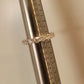 18K White Gold Diamond Eternity Trellis Band Round Brilliant 3.39ctw G-H-I SI by Devine & Co — detail view