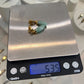 Vintage 14K Gold Jade Drop Earrings Chinese 福 Symbol Disc 5.35g Estate