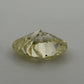 Natural Fancy Yellow Diamond GIA 2.12ct Oval Brilliant I2 Loose Diamond, angled view