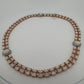 14K Rose & White Gold Opal Diamond Necklace 37.50CTW 55.98g NWT