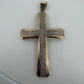 Massive 14K/10K Gold and Diamond Cross Pendant 17.7 Grams 3.5" Large Cross, pendant detail