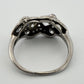 Antique Palladium Diamond Bridal Set OEC Transitional Cut Ring Size 8 1.90CTW