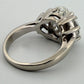 Natural 1.55ct GIA Elongated Oval Diamond Three-Stone Ring 14KW G SI1 Half Moon
