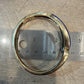 Vintage 14K Yellow Gold Lapis Lazuli Diamond Bypass Bangle Bracelet 24.33g