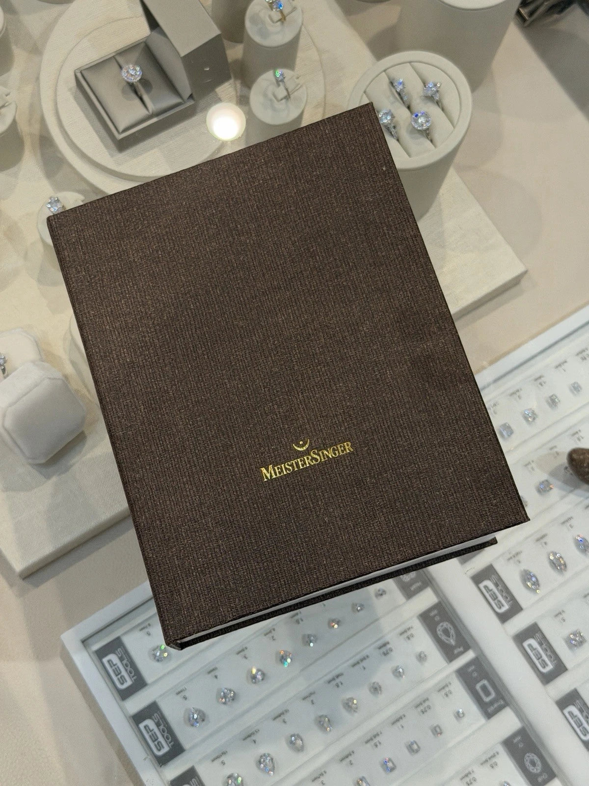 MeisterSinger No.03 Automatic Single-Hand Watch SS Black Dial Bracelet Full Set by Devine & Co — setting detail