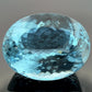 224 CT Loose Swiss Blue Topaz Oval Faceted Brilliant Checkerboard Cut Gemstone