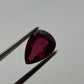 Natural Heated Loose Madagascar Red Ruby 2.26ct GIA Pear Shape, angled view