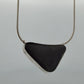 Australian Boulder Opal Pendant Necklace Sterling Silver Custom Bezel 20” Chain, stone detail