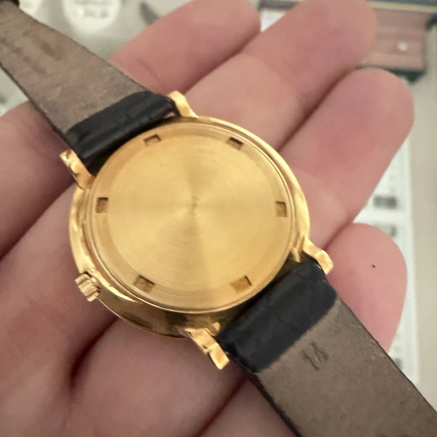 Vacheron Constantin "Disco Volante" Ref. 6395 18K Gold Hobnail Watch 30mm 1962