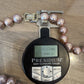 Lavender Cultured Pearl Necklace 14K Gold Diamond Clasp 20" 11-13mm