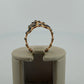 LITO DNA Ring 18K Gold Black Rose Cut Diamond Ring Approx 1.50CT Size 5.5