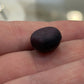 23.48 Carat Natural Oval Cabochon Star Ruby GIA Certified No Heat With Ring Mold, close-up detail