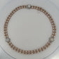 14K Rose & White Gold Opal Diamond Necklace 37.50CTW 55.98g NWT