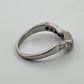 Antique Palladium Diamond Bridal Set OEC Transitional Cut Ring Size 8 1.90CTW
