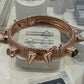 Mawi London Multicolor Crystal & Spike Embedded Cuff Magnetic Bracelet 73g