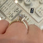 14K Gold Natural 1.27CT Round Brilliant Diamond Solitaire Ring I2, G-H Size 7.25