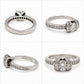 Authentic Tiffany & Co. Platinum Diamond Ribbon Ring 0.41ct F VS1 Size 3.5