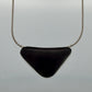 Australian Boulder Opal Pendant Necklace Sterling Silver Custom Bezel 20” Chain, clasp detail