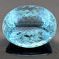 224 CT Loose Swiss Blue Topaz Oval Faceted Brilliant Checkerboard Cut Gemstone