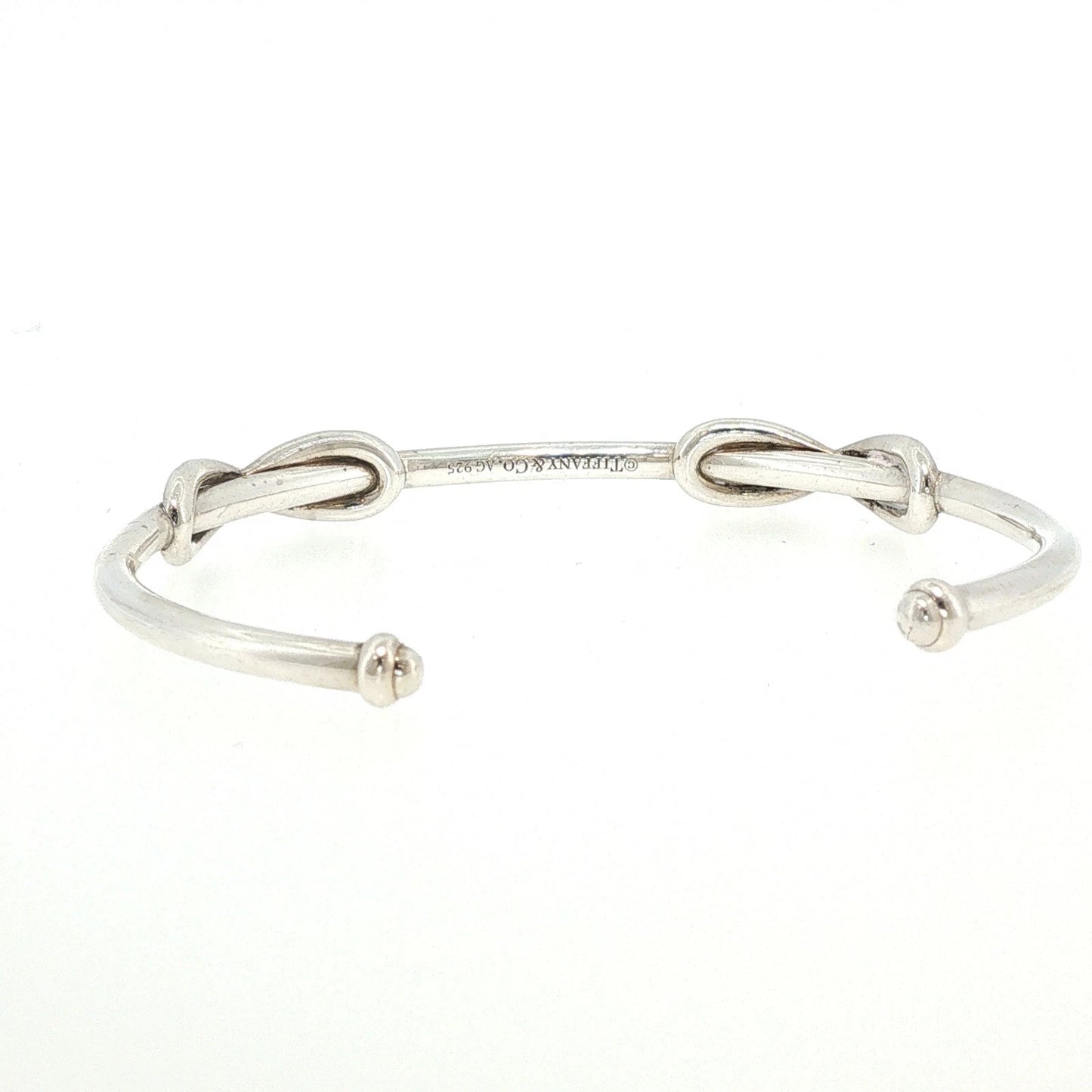 Tiffany & Co. Sterling Silver Double Hitch Knot Cuff Bracelet