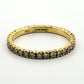 Consignment - Simon G 18K Yellow Gold Eternity .89CTW Round Natural Diamonds Band Ring Sz 7.25 - 18k gold, yellow gold, di...