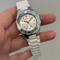Michele Tahitian White Steel Silicone Box & Card MW12P000001 Jelly Bean Watch