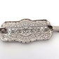 Vintage Platinum Pendant 1.60ctw 13.61g Art Deco Style Natural Diamond Brooch - Devine & Co.