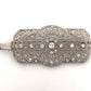 Vintage Platinum Pendant 1.60ctw 13.61g Art Deco Style Natural Diamond Brooch - Devine & Co.