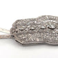 Vintage Platinum Pendant 1.60ctw 13.61g Art Deco Style Natural Diamond Brooch - Devine & Co.