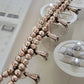Vintage Sterling Silver Squash Blossom Necklace with Turquoise, 170 Grams, 24" - Devine & Co.