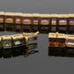 Custom Handmade Natural Rainbow Sapphire 18K Yellow Gold GIA No Heat Bracelet
