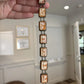 Antique Carved Shell Cameo Panel 800 Silver Italy 7.5" 21.61g Bracelet