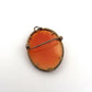 Victorian Style Shell Cameo Yellow Plated Frame Brooch, 3.5cm x 2.5cm