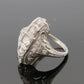 Vintage 3.97gr Platinum Old European Cut & Transitional 0.30ctw Diamond Ring Size 5.75
